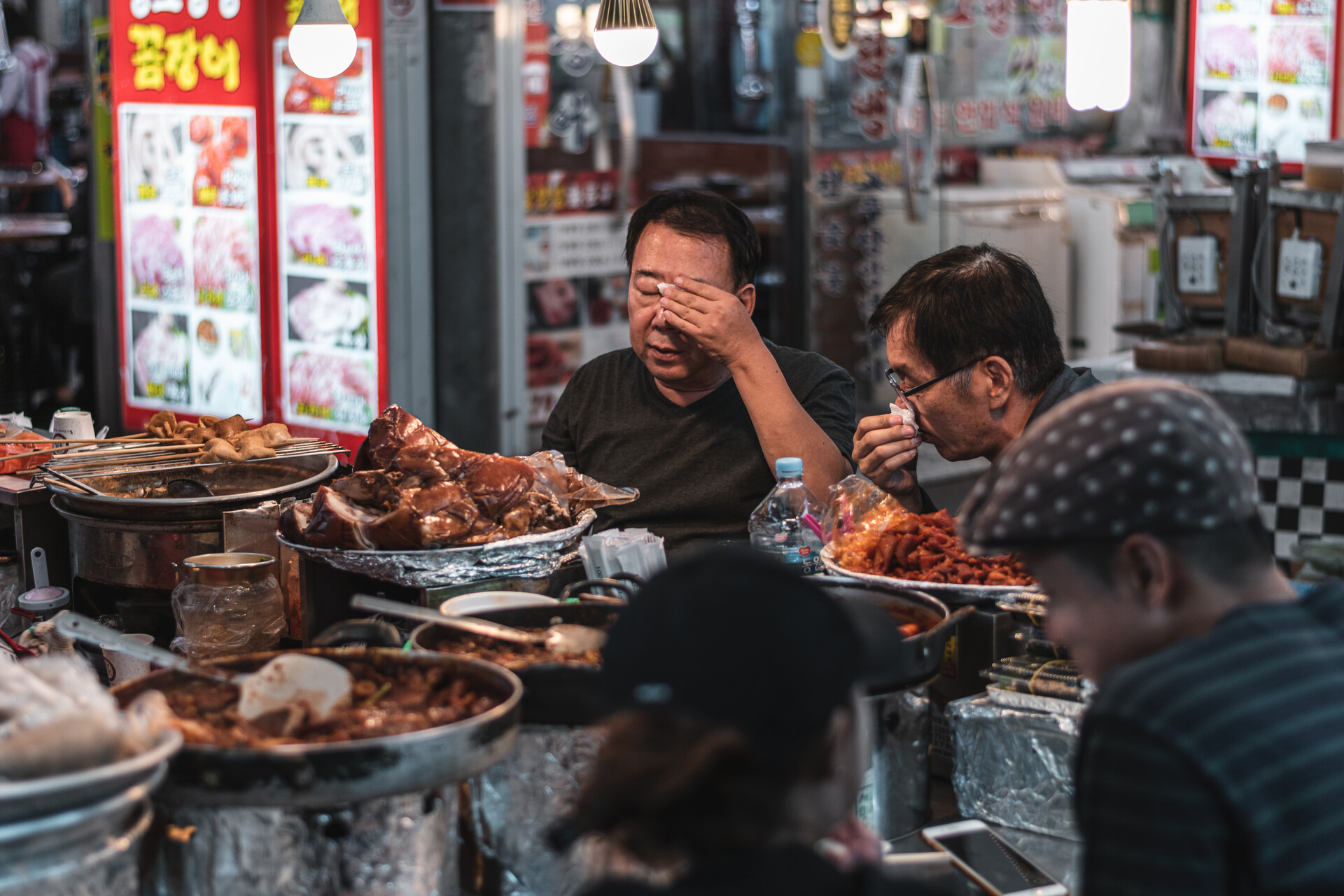 Gwangjang Market. Be ready for the spicy food!